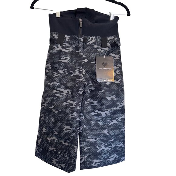 Obermeyer Warp Size 3 Small Boys Snow Bibs Ski Pants NWT $99 - Picture 12 of 12